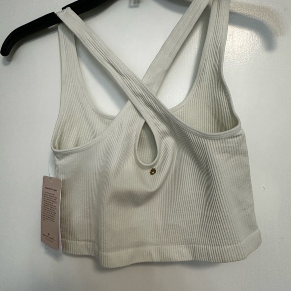 Spiritual Gangster Athena seamless ribbed cropped tank/bra NWT. Size M/L - Picture 5 of 9